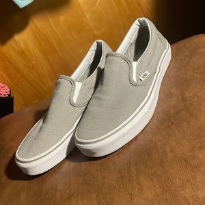 Gray Slip-on Vans